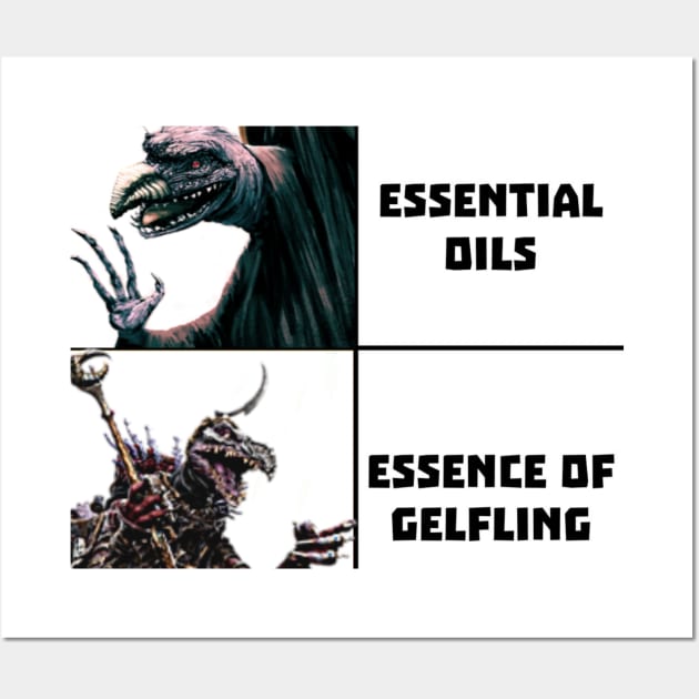 SKEKSIS ESSENCE OF GELFLING MEME Wall Art by TSOL Games